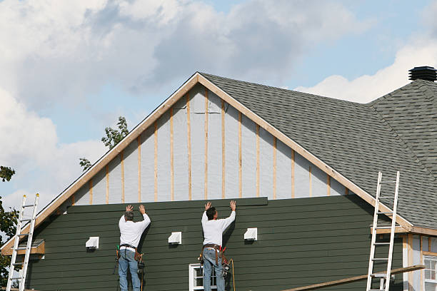 Professional Emergency Siding Repair technician working in Millersville, PA